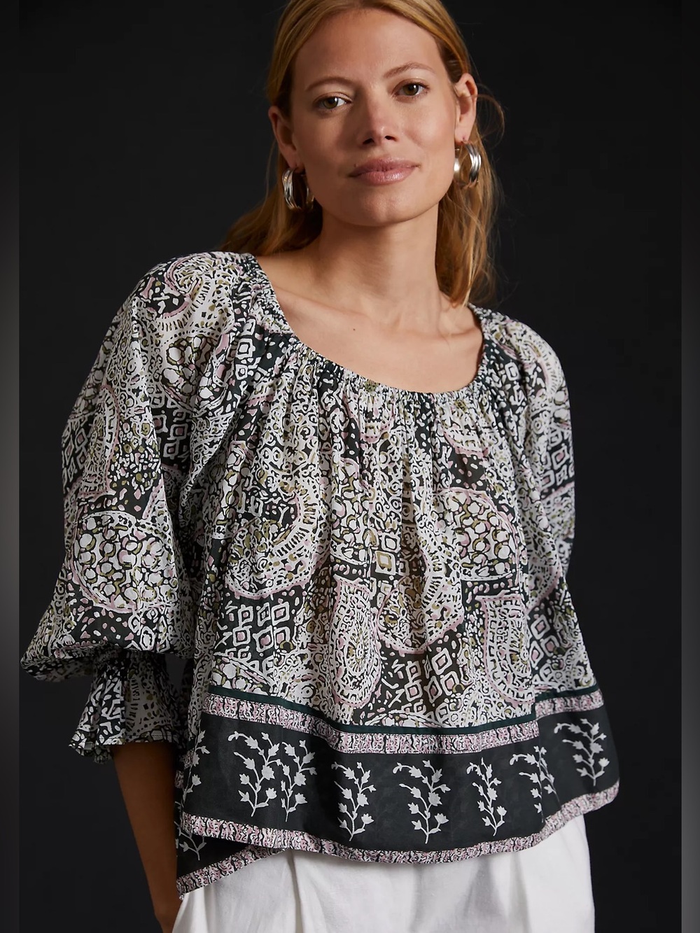 Cleobella Anna Blouse in Prints Size M